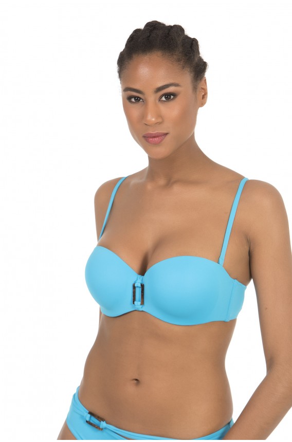 TOP BIKINI BANDEAU PUSH UP