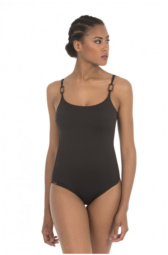 WIRELESS SQUARE NECKLINE SWIMSUIT
