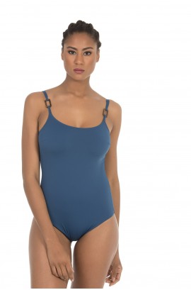 WIRELESS SQUARE NECKLINE SWIMSUIT