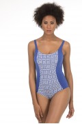 UNPADDED HIGH NECKLINE SWIMSUIT