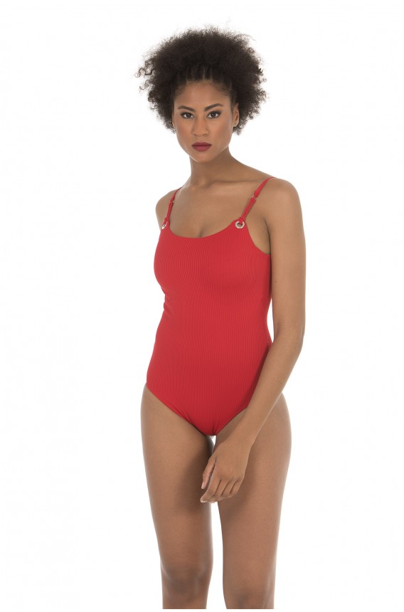 SQUARE NECKLINE SWIMSUIT