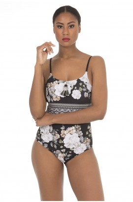 SQUARE NECKLINE SWIMSUIT