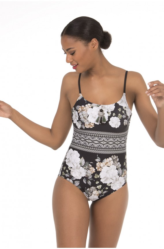 SQUARE NECKLINE SWIMSUIT