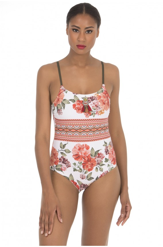 SQUARE NECKLINE SWIMSUIT