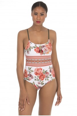 SQUARE NECKLINE SWIMSUIT