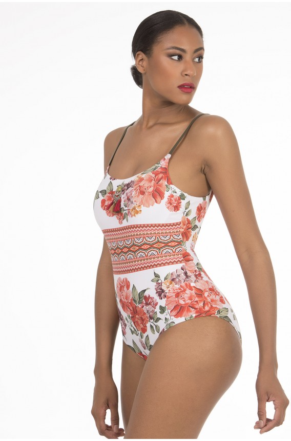 SQUARE NECKLINE SWIMSUIT