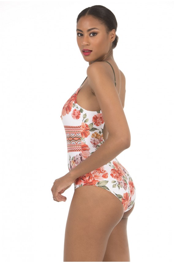 SQUARE NECKLINE SWIMSUIT