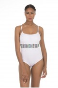 WIRELESS SQUARE NECKLINE SWIMSUIT