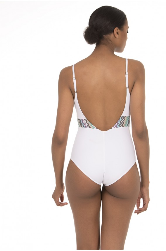 WIRELESS SQUARE NECKLINE SWIMSUIT