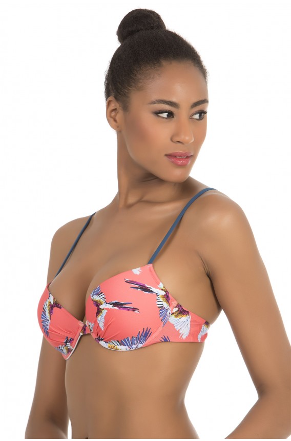 DEEP NECKLINE BIKINI TOP