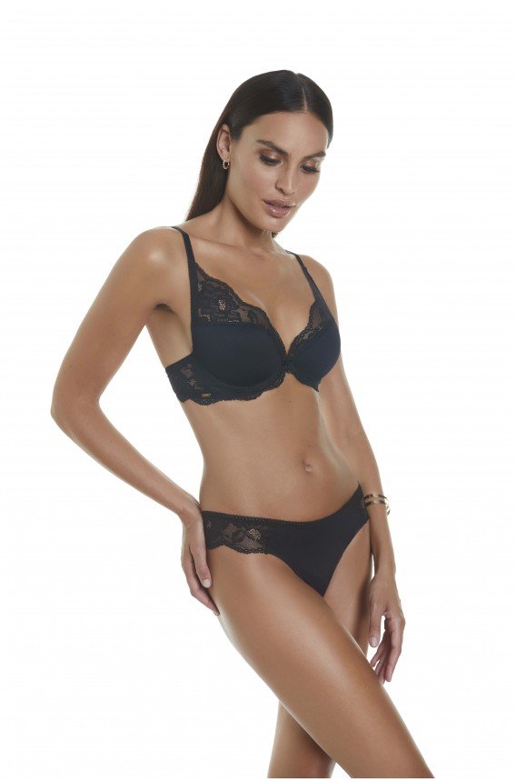 DEEP NECKLINE SEMIBRALETTE UXIA