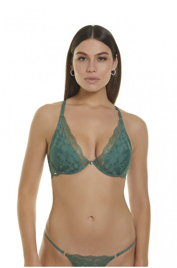 STRAPLESS PUSH UP BRA WITH CONTINUOUS UNDERWIRE JOLIE