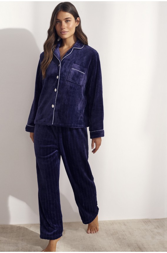 PIJAMA CAMISERO BASICA POLAR