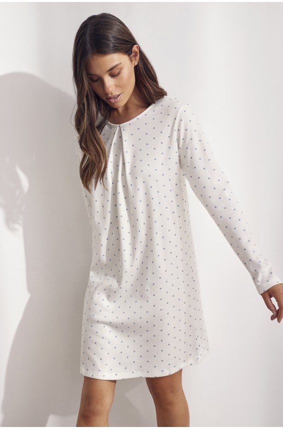 LONG SLEEVED NIGHTGOWN LUNARES