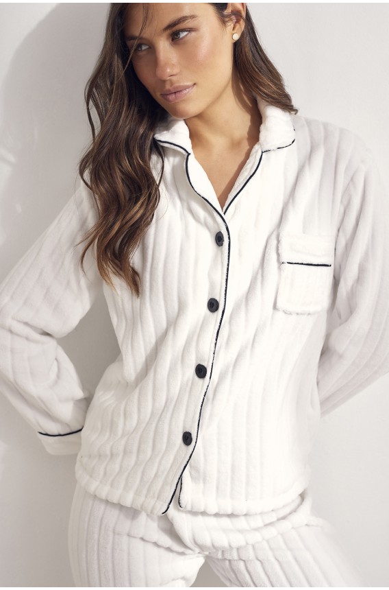 PIJAMA COM CAMISA BASICA POLAR