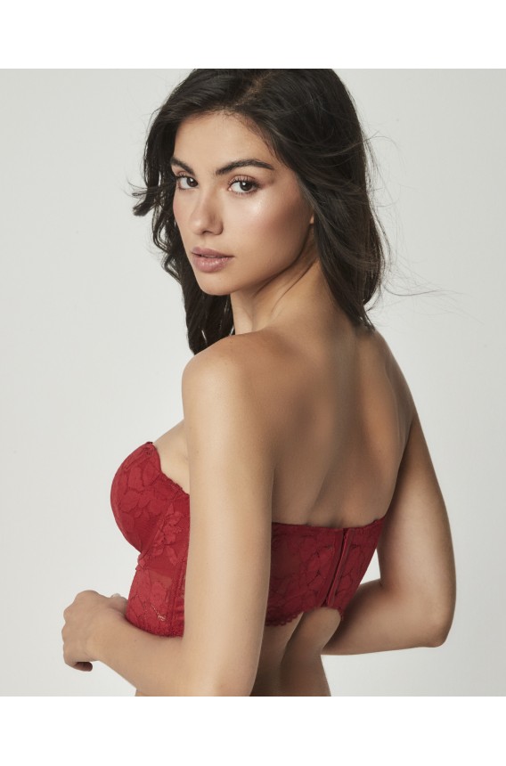 LACE BALCONETTE BOLSTER BRA