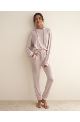 PIJAMA MUJER CON CAPUCHA