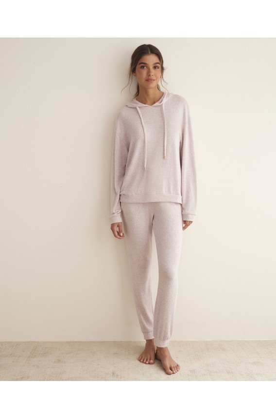 WOMEN'S PAJAMAS WITH HOOD
