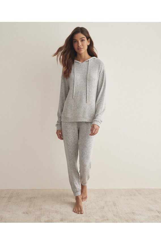 WOMEN'S PAJAMAS WITH HOOD