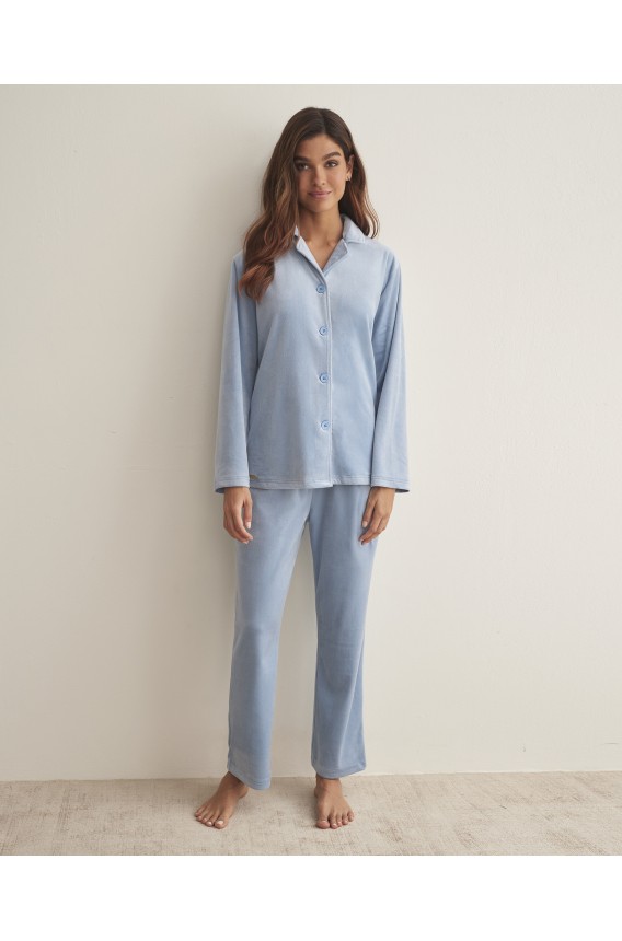 PIJAMA MUJER CAMISERO