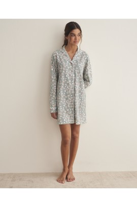 LONG SLEEVE NIGHTGOWN