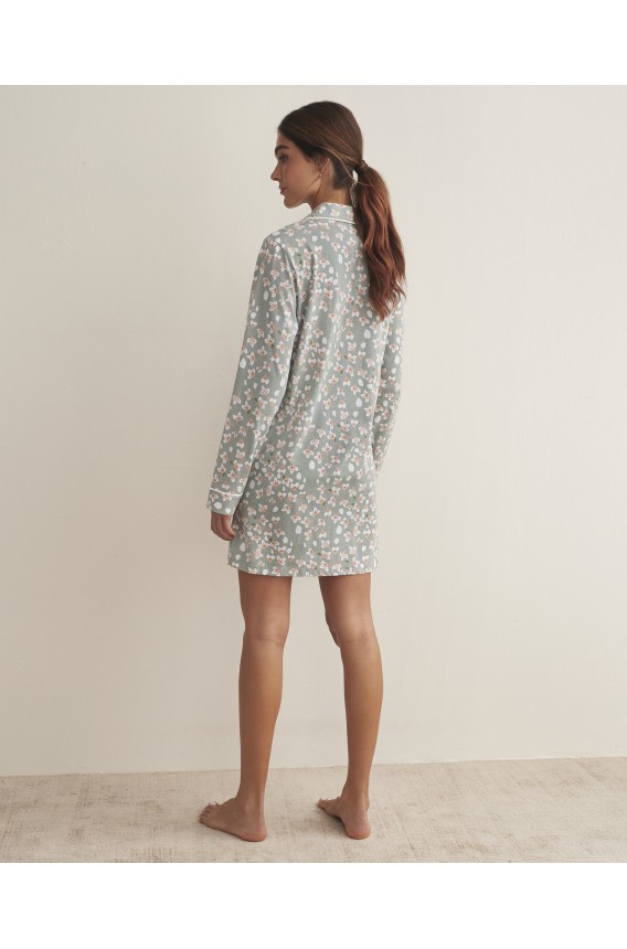 LONG SLEEVE NIGHTGOWN