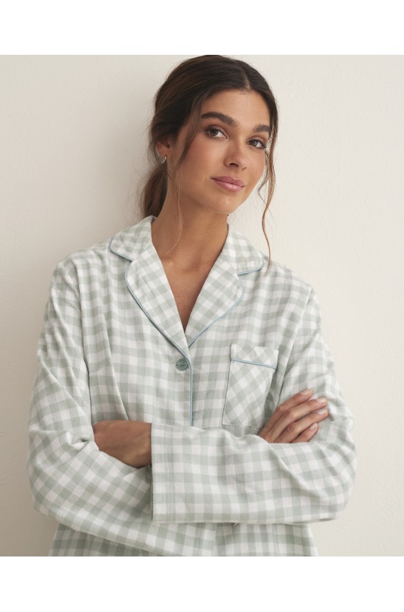 PIJAMA MUJER CAMISERO