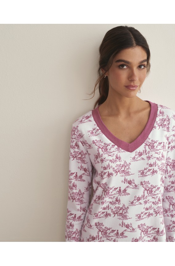 LONG SLEEVE NIGHTGOWN