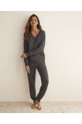 V-NECK KNIT SET