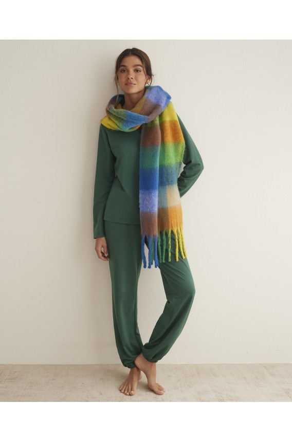 SCARF WITH FRINGES