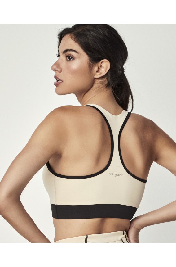 SPORTS TOP WITH ZIP BY PILAR RUBIO