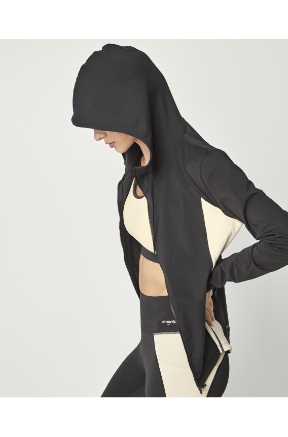 HOODED SPORTS JACKET BY PILAR RUBIO
