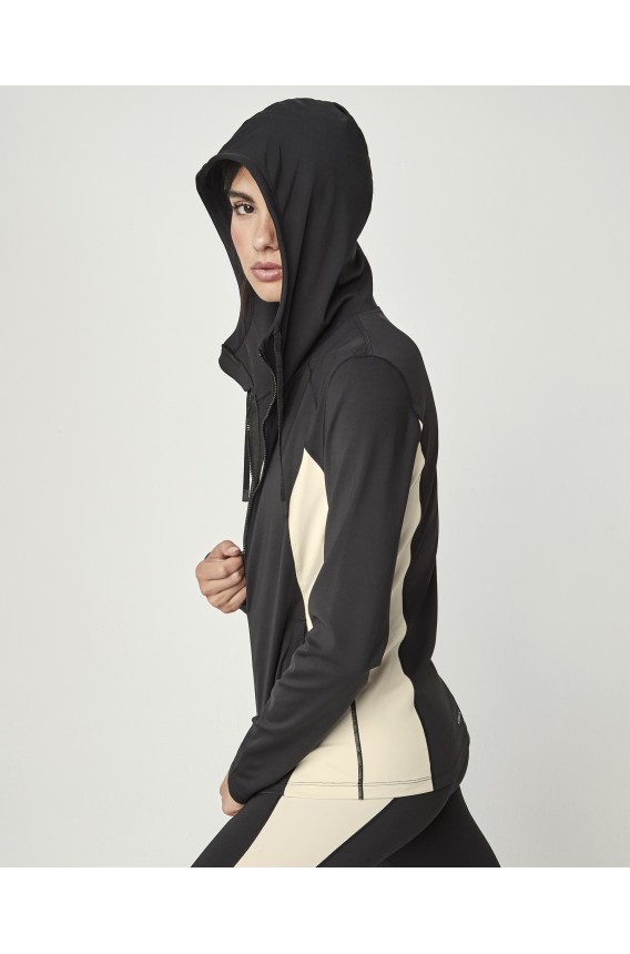HOODED SPORTS JACKET BY PILAR RUBIO