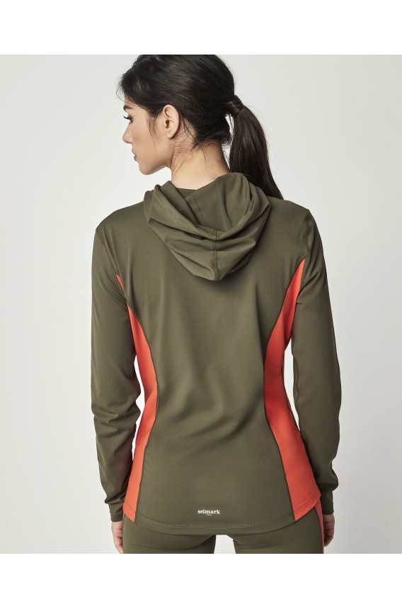 HOODED SPORTS JACKET BY PILAR RUBIO