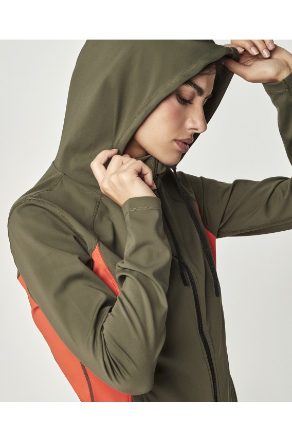 HOODED SPORTS JACKET BY PILAR RUBIO