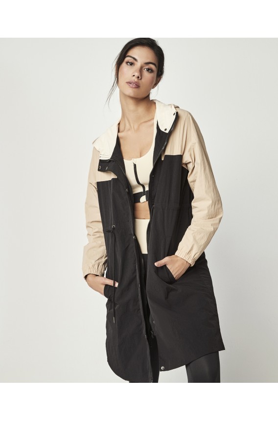 LONG WIND BREAKER JACKET BY PILAR RUBIO