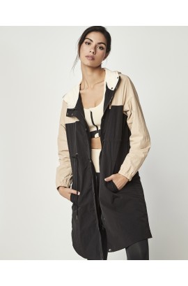 LONG WIND BREAKER JACKET BY PILAR RUBIO