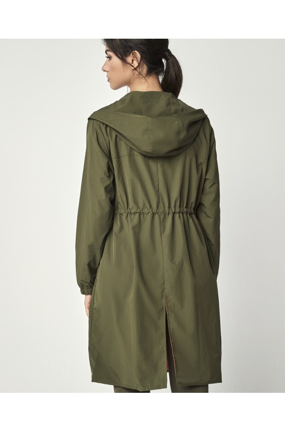 LONG WIND BREAKER JACKET BY PILAR RUBIO