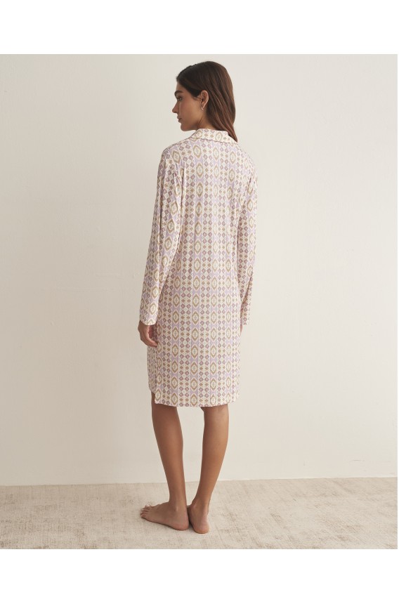 CAMISÓN CON ABERTURA DELANTERA