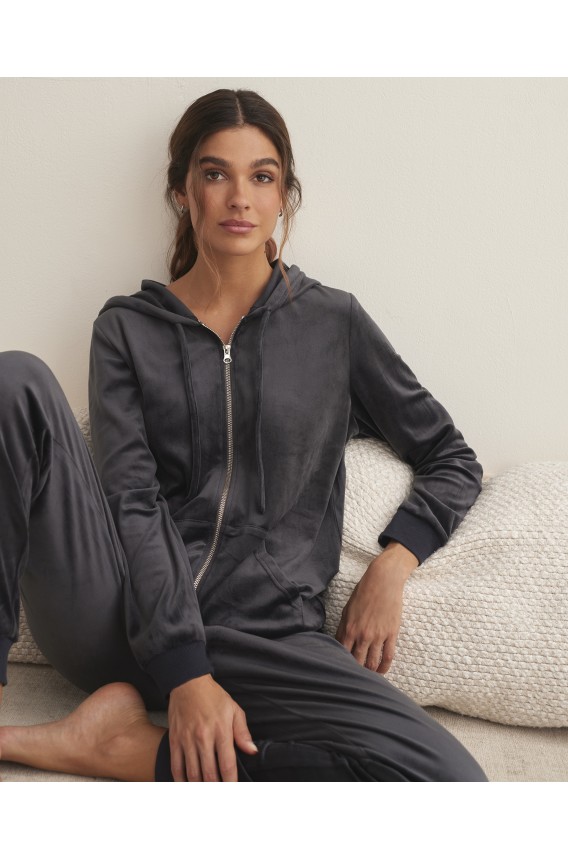 CONJUNTO PANTALON CHAQUETA CAPUCHA