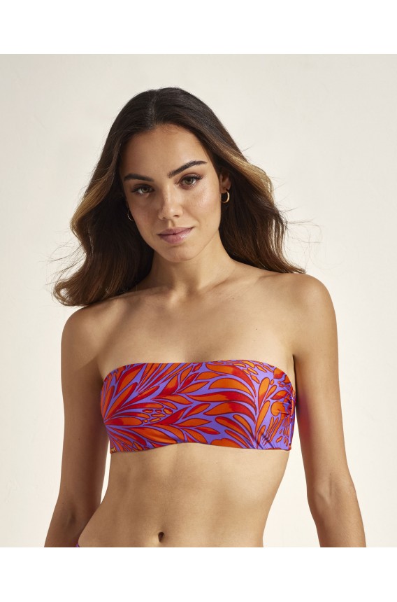 TOP BIKINI BANDEAU WITHOUT CUPS