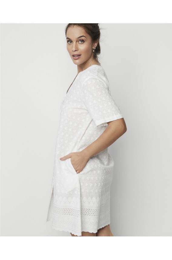 CAMISÓN ALGODÓN BORDADO