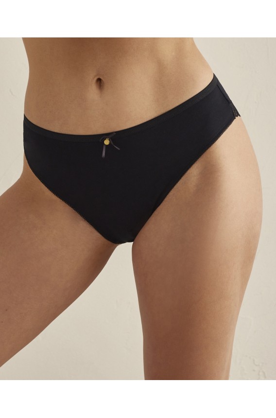 BASIC COTTON AND LACE BIKINI BRIEF PACK