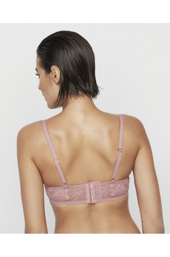 DEEP-CUT BRA WITH UNDERWIRE AND FOAM