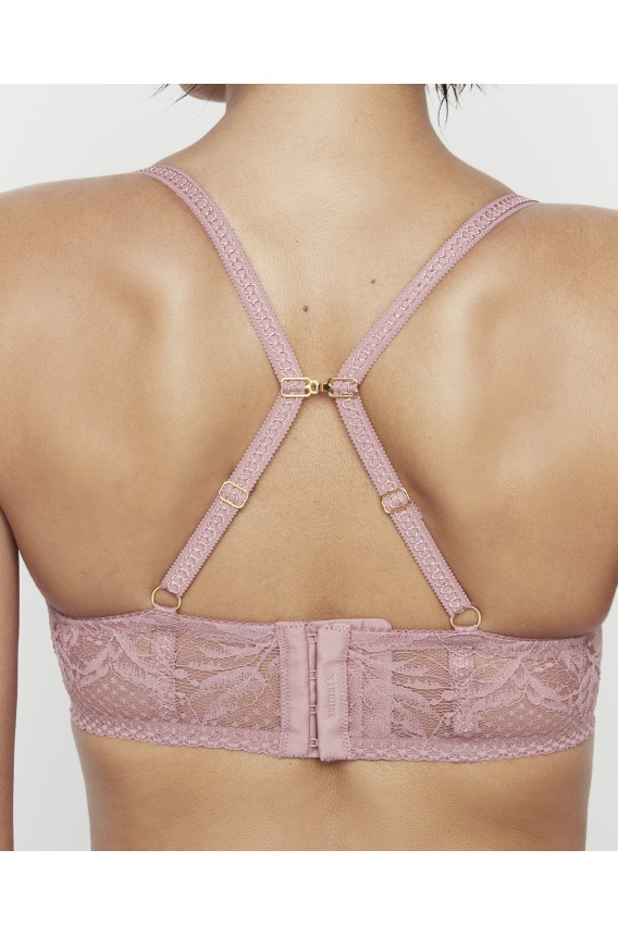 DEEP-CUT BRA WITH UNDERWIRE AND FOAM
