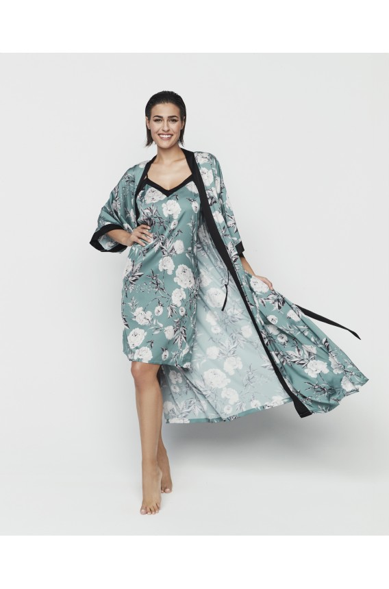 LONG LINGERIE ROBE