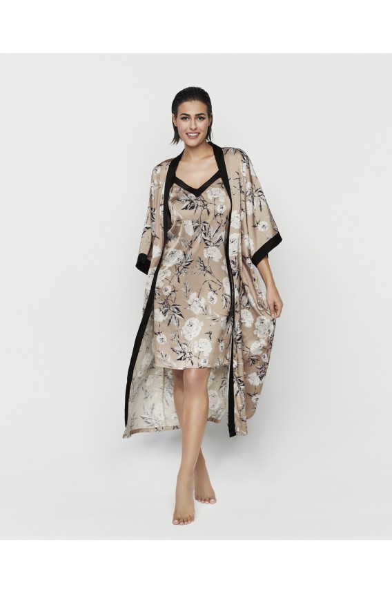 LONG LINGERIE ROBE