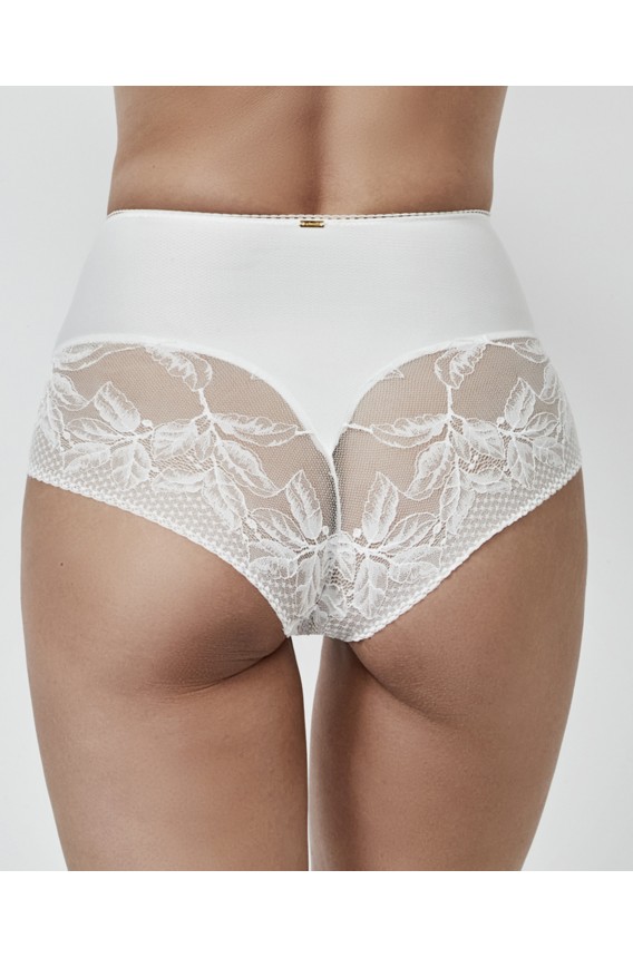 CUECA MODELADORA CINTURA ALTA COM RENDA