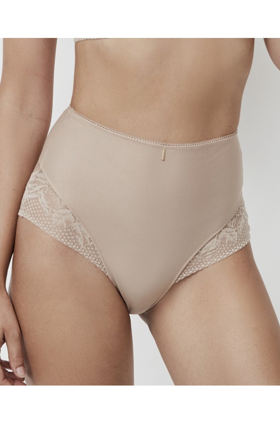 HIGH WAIST SHAPING PANTY WITH LACE