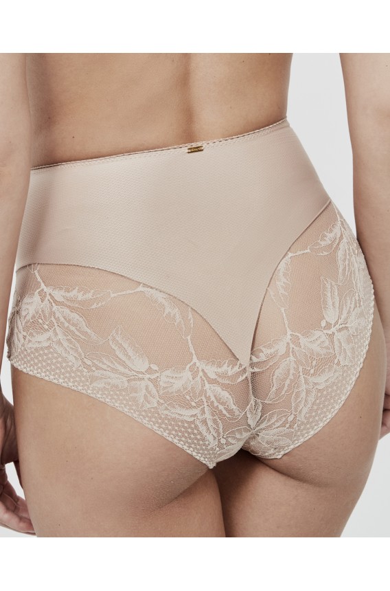 HIGH WAIST SHAPING PANTY WITH LACE
